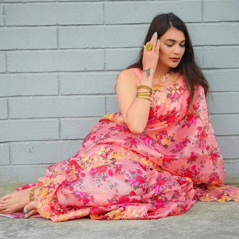 Rethinking the Pink Saree A Fashion Revolution