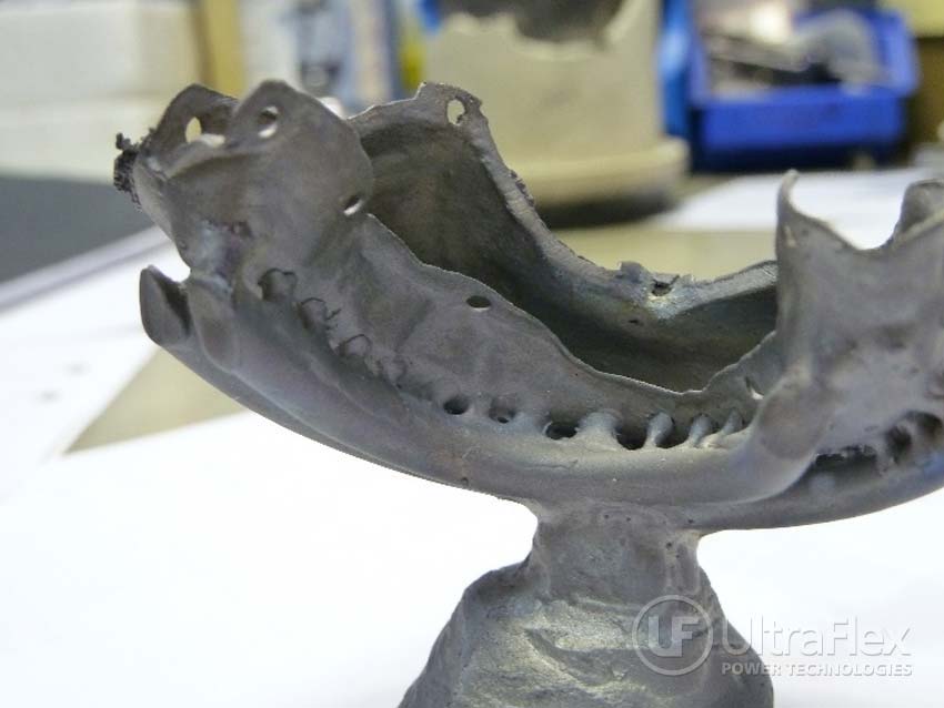 Ti dental implants casting