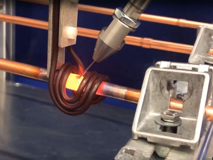 Dragon 15 Automated Induction Brazing Copper to Copper