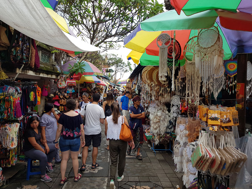 Shopping at Ubud Market