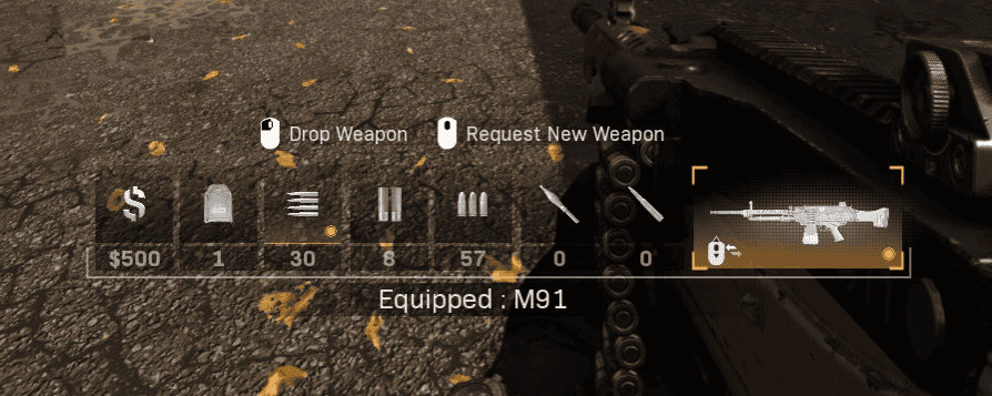 Screenshot of the Call of Duty: Warzone (2020) Inventory HUD