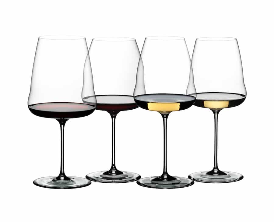 As taças Winewings da Riedel têm 7 formatos