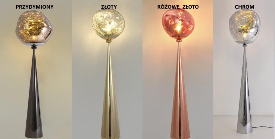 Nowoczesna Lampa Podłogowa Lava Tom Dixom Melt