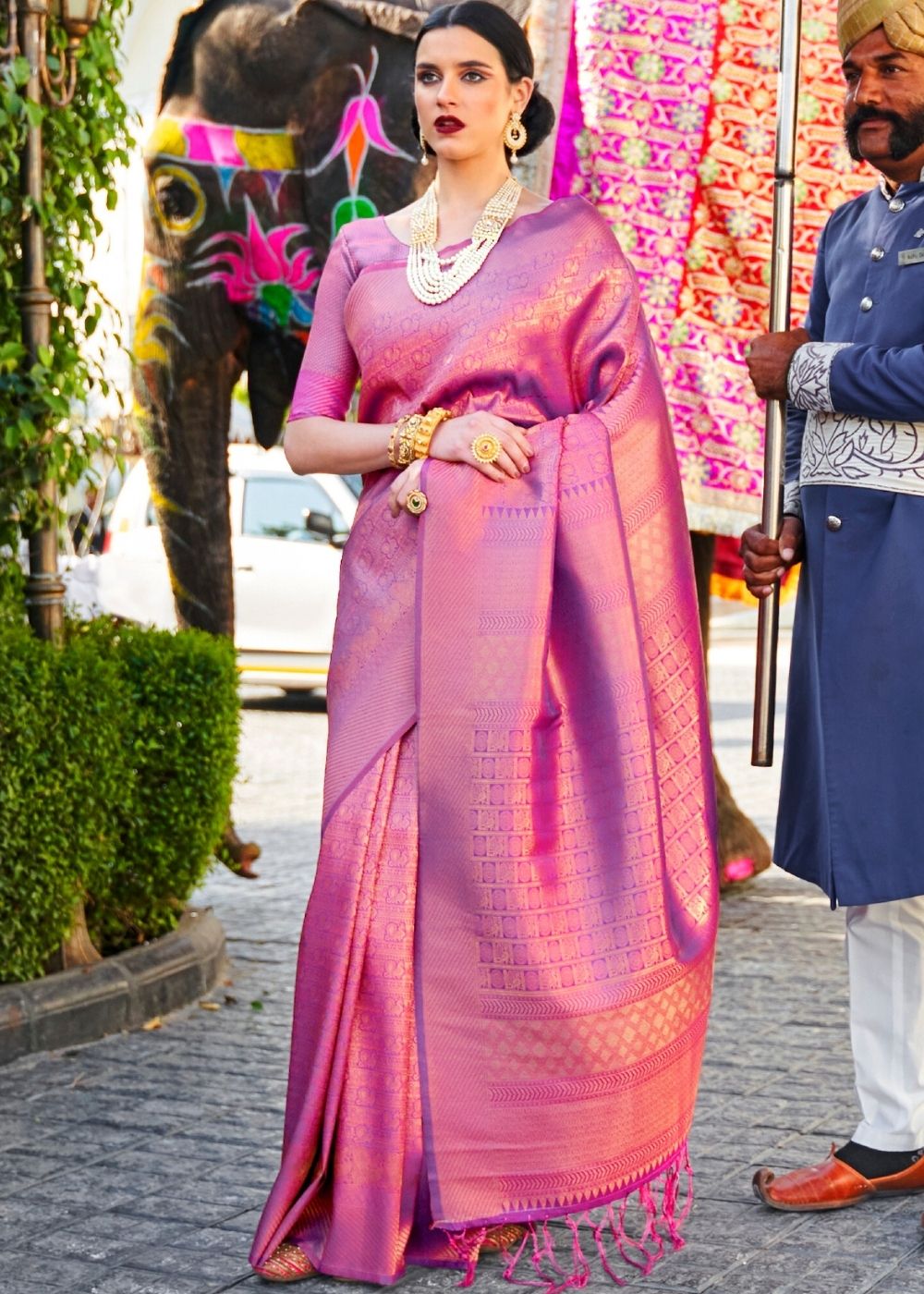 The Enchanting World of Purple Sarees: A Guide for Every Woman