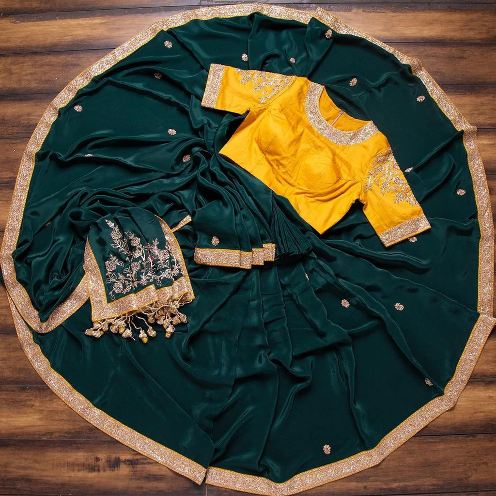 Unveiling the Enchanting Charm: A Guide to Green and Yellow Sarees