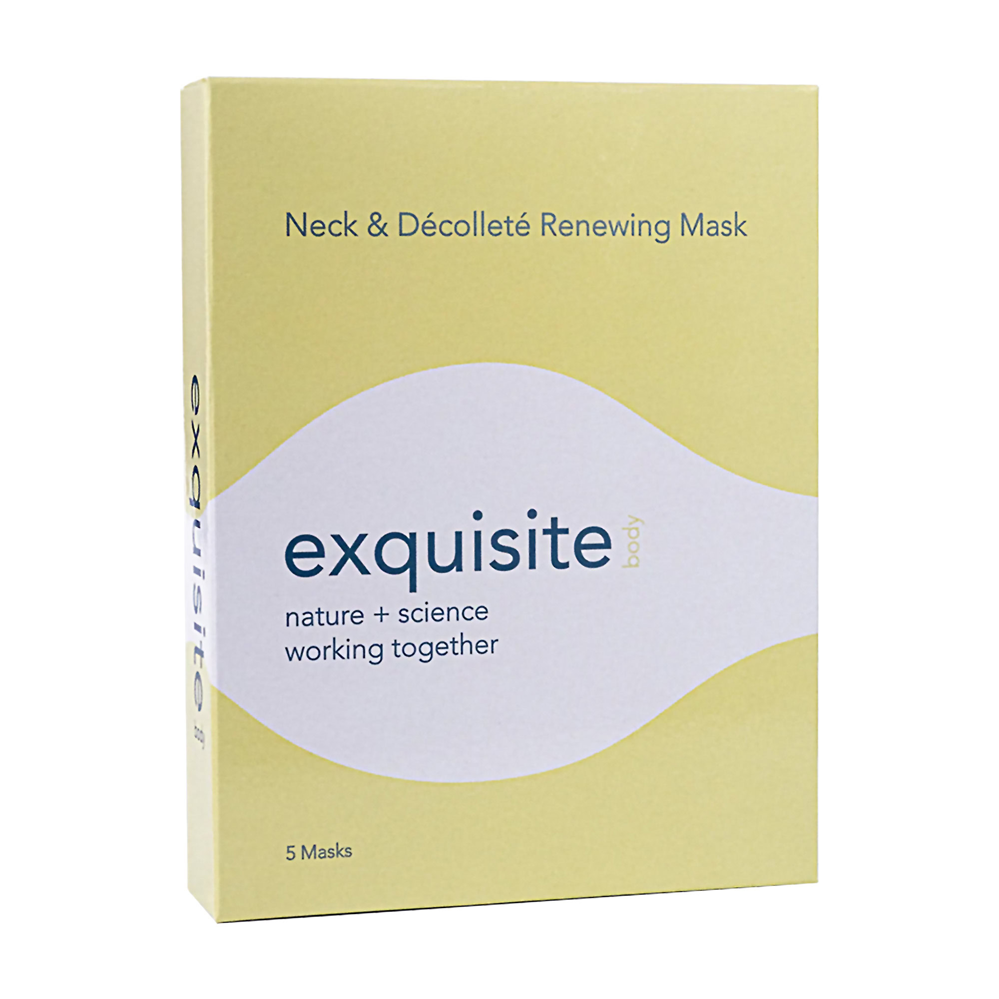 Box/packaging of Exquisite Face & Body Neck and Décolleté Renewing Mask