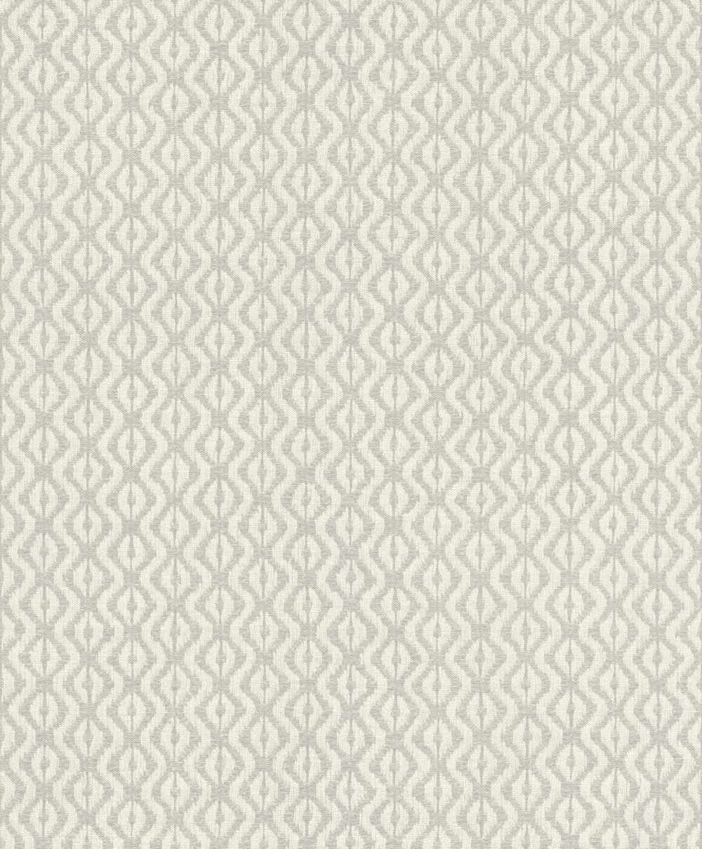 Papel pintado Imitación Tela Gris