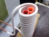 Annealing two Copper Tubes Simultaneously with Induction