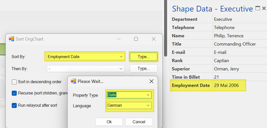 Date Sorting Feature