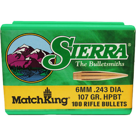 Sierra 6mm 107gr HPBT