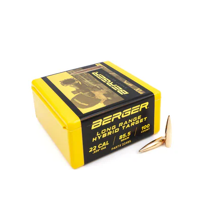 Berger 22cal 85.5gr LR Hybrid Target