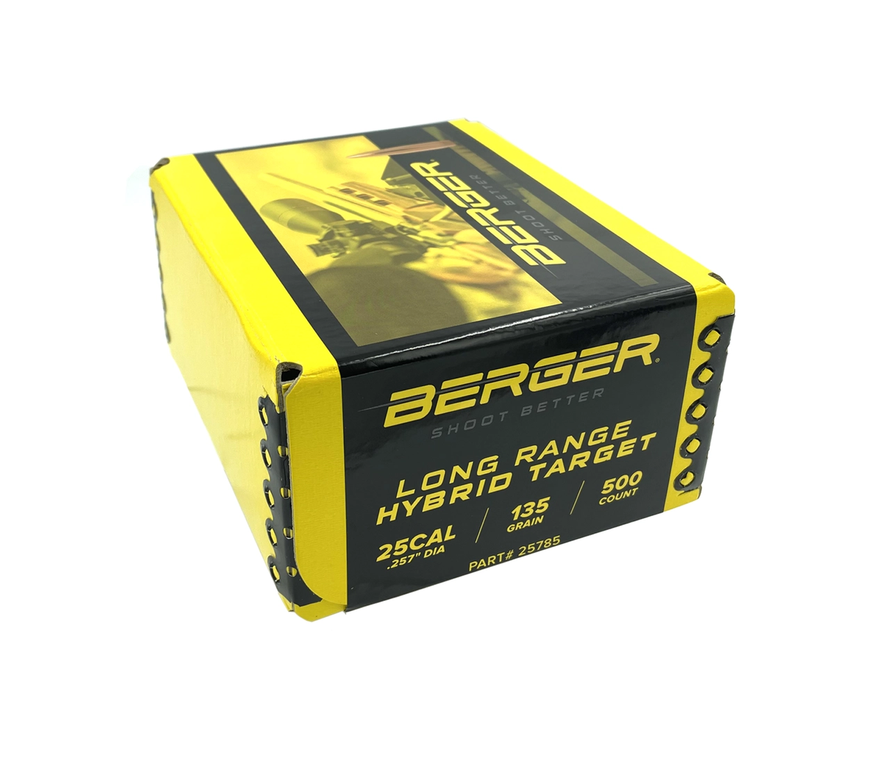 Berger 25cal 135gr LR Hybrid Target - 500 ct