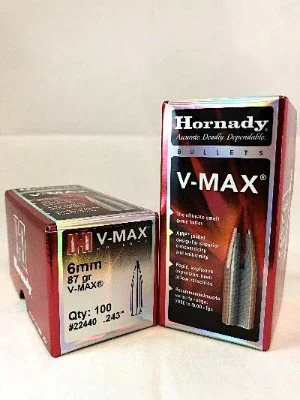 Hornady 6mm 87gr V-Max #22440