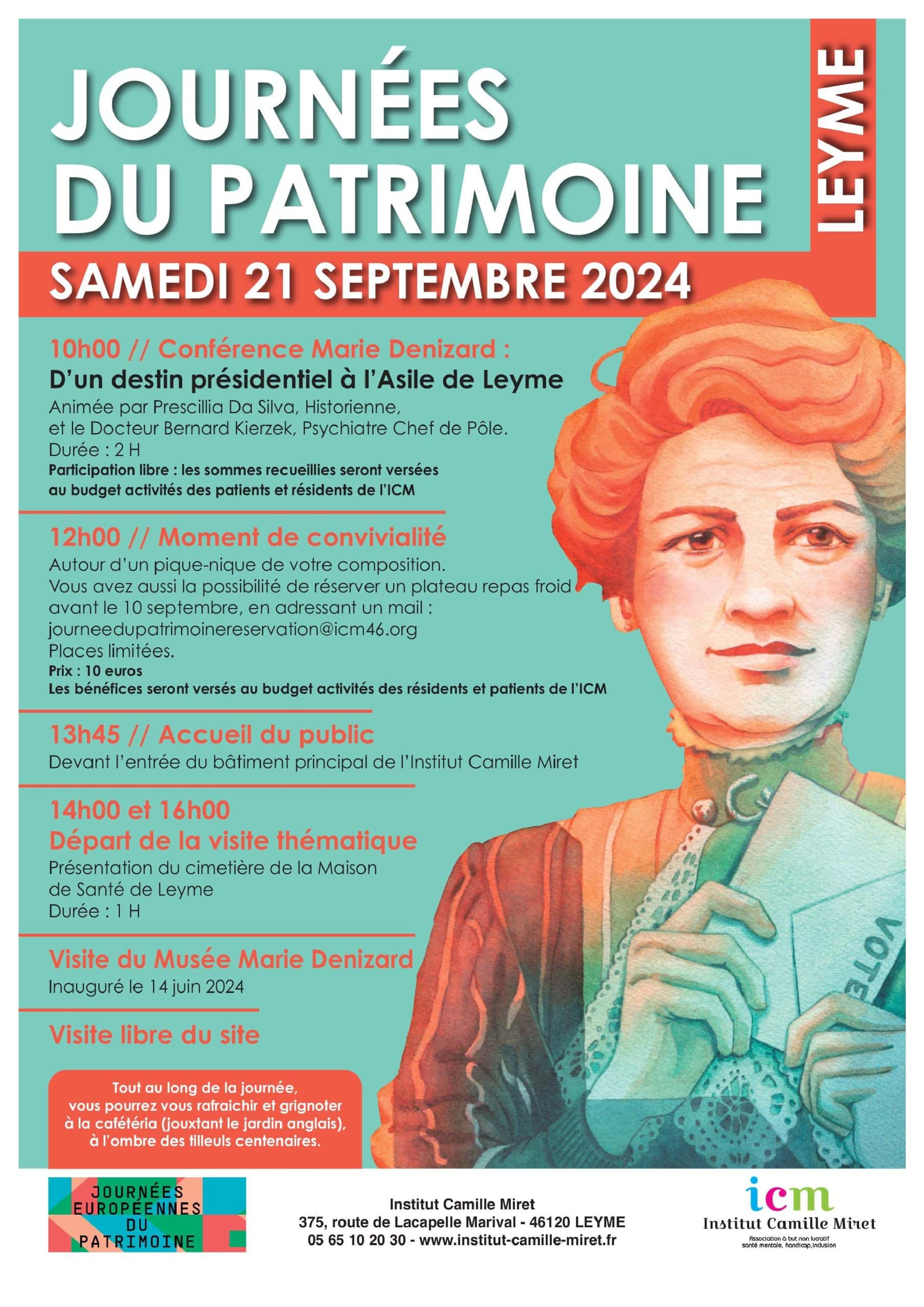 Journées Européennes du Patrimoine (JEP) 2024 : Une conférence historique et des visites patrimoniales Samedi 21 septembre 2024 de 10h à 17h