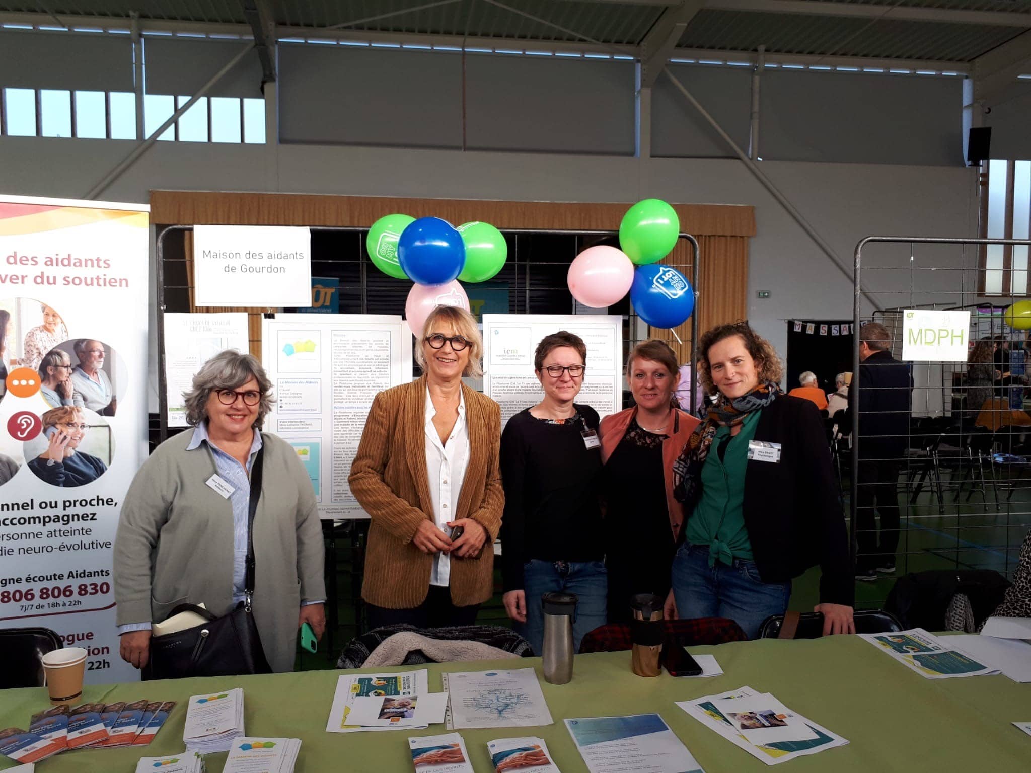 Notre plateforme de répit des aidants présente pour la première journée dédiée organisée par le département