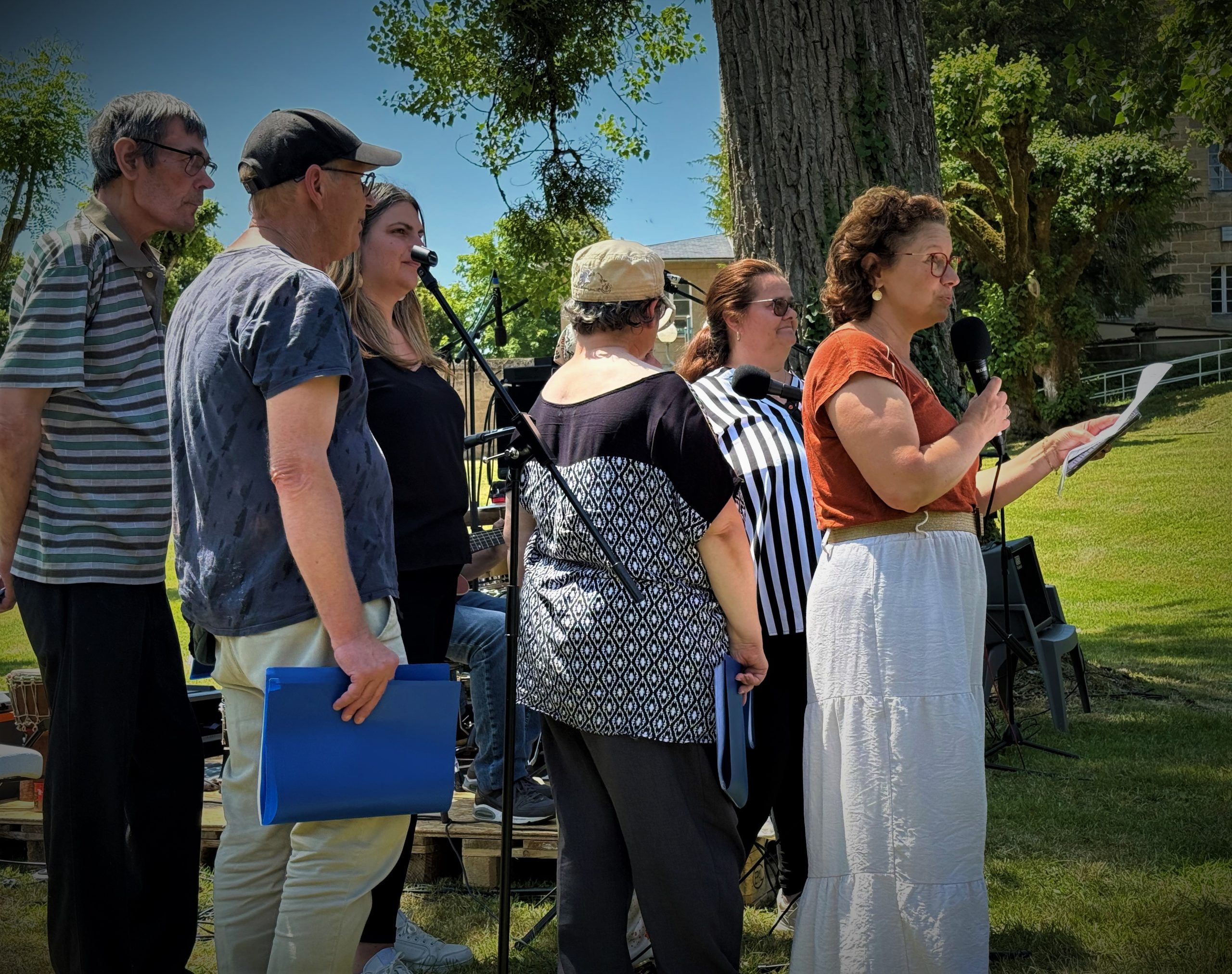 Les patients de Gourdon prennent part à la fête de la musique