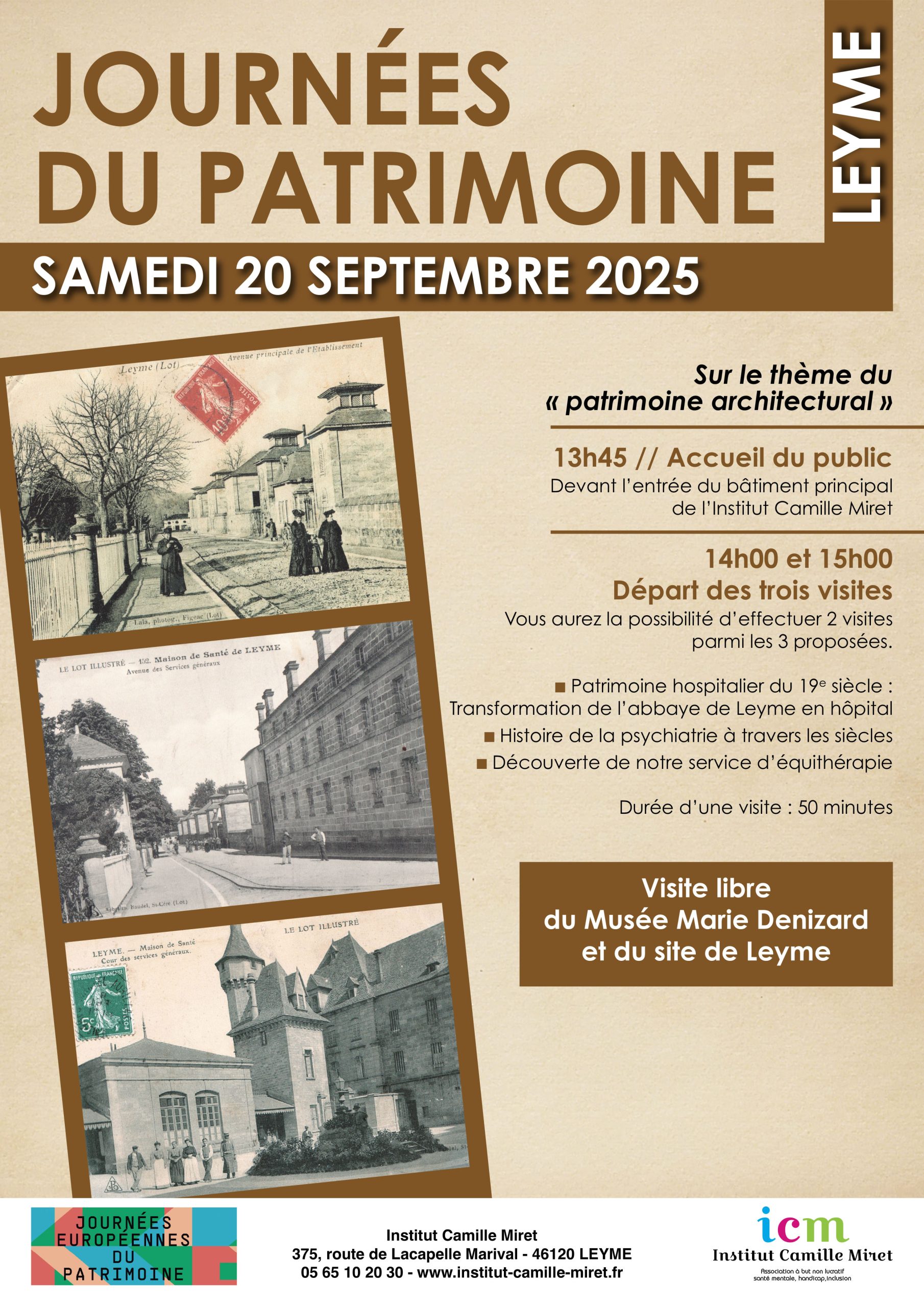 Journées Européennes du Patrimoine (JEP) 2025 : Des visites patrimoniales samedi 20 septembre dès 13h45