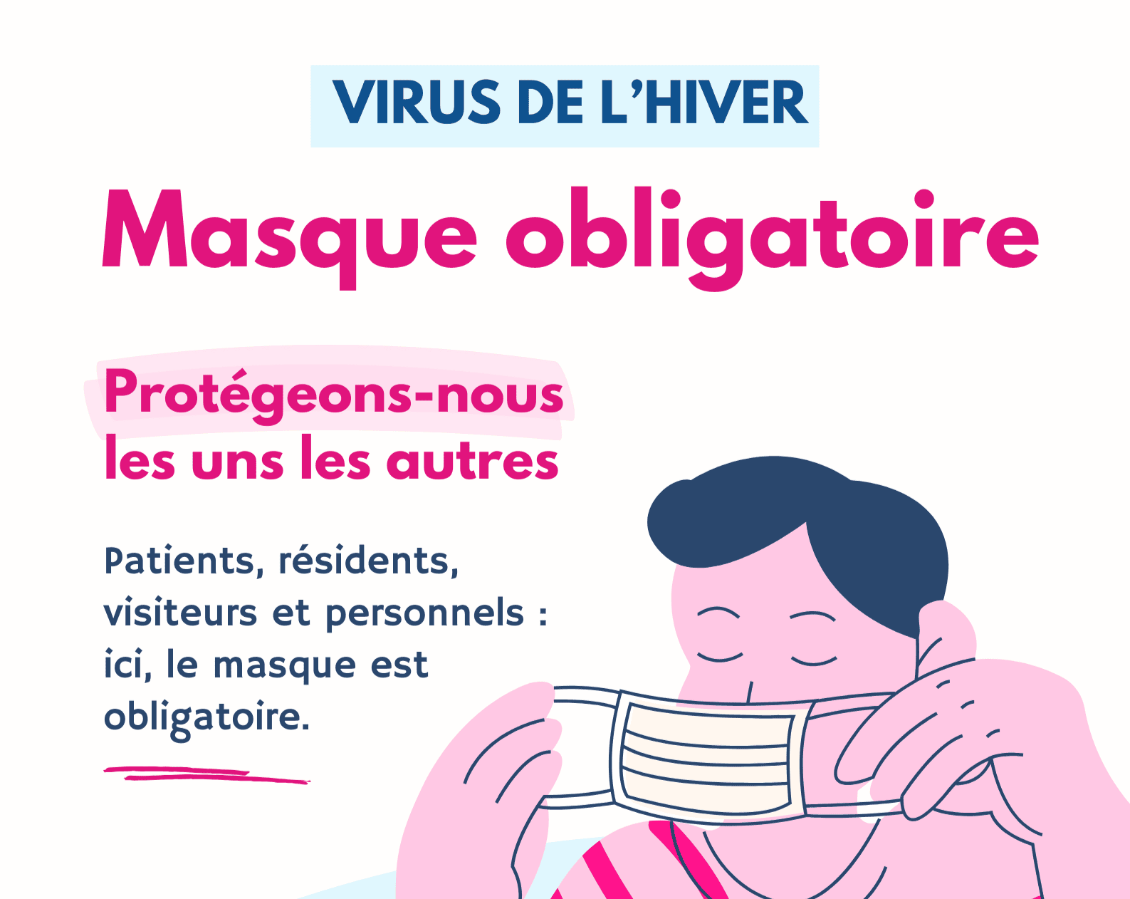 Prévention- Port du masque obligatoire au sein de l’Institut Camille Miret