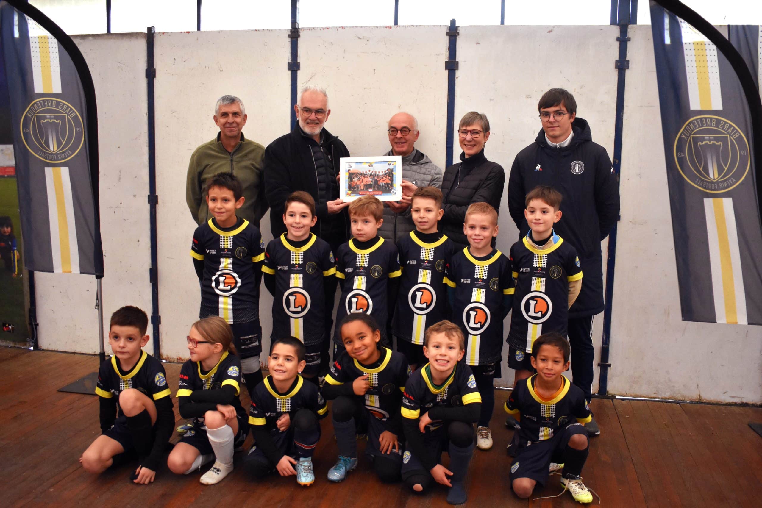 868 € récoltés pour l&rsquo;Institut Camille Miret par le Football Club Biars Bretenoux, en partenariat avec Leclerc Biars-Saint-Laurent