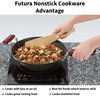 Hawkins Futura nonstick Stir-Fry Wok (with stainless steel lid) 3 L, 28 cm, 3.25 mm - Image 4