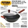 Hawkins Futura nonstick Stir-Fry Wok (with stainless steel lid) 3 L, 28 cm, 3.25 mm - Image 4