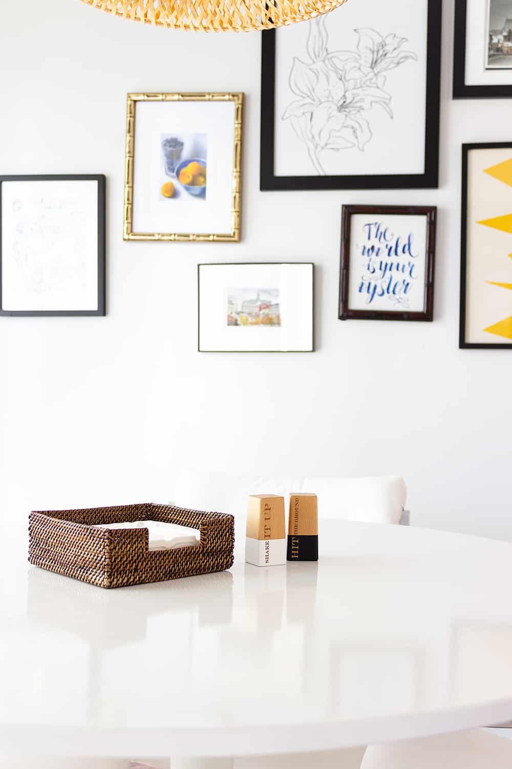 HOW TO PAINT AN IKEA DOCKSTA TABLE