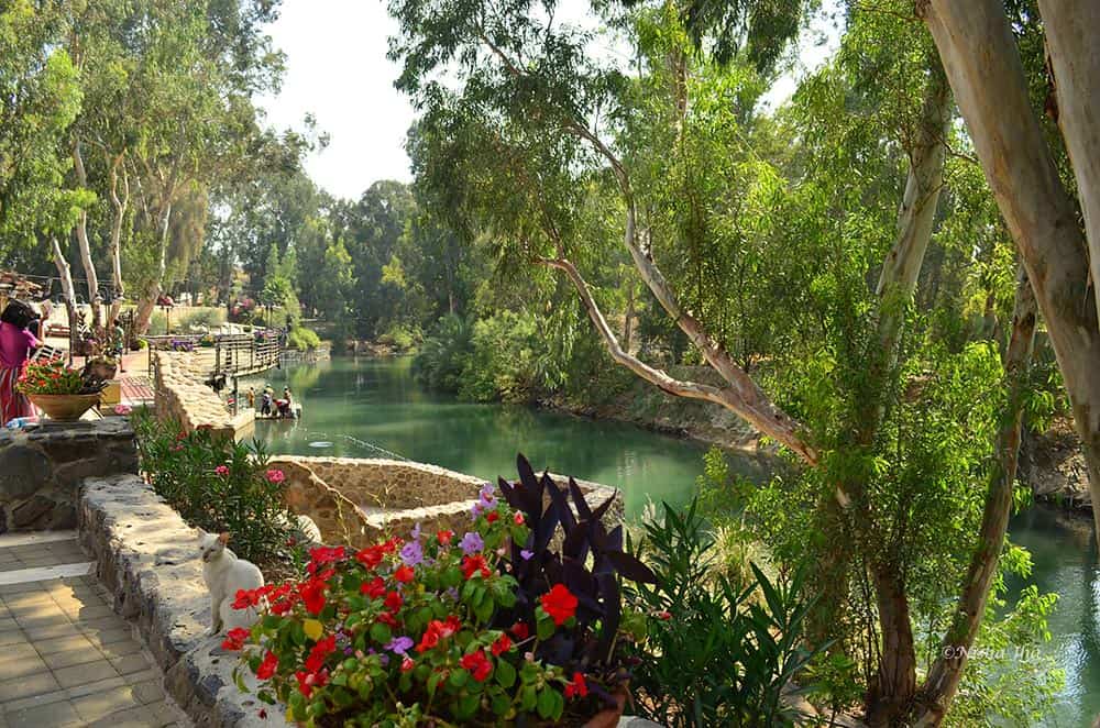 Yardenit Baptismal site where JEsus was baptized. Nehar ha Yarden