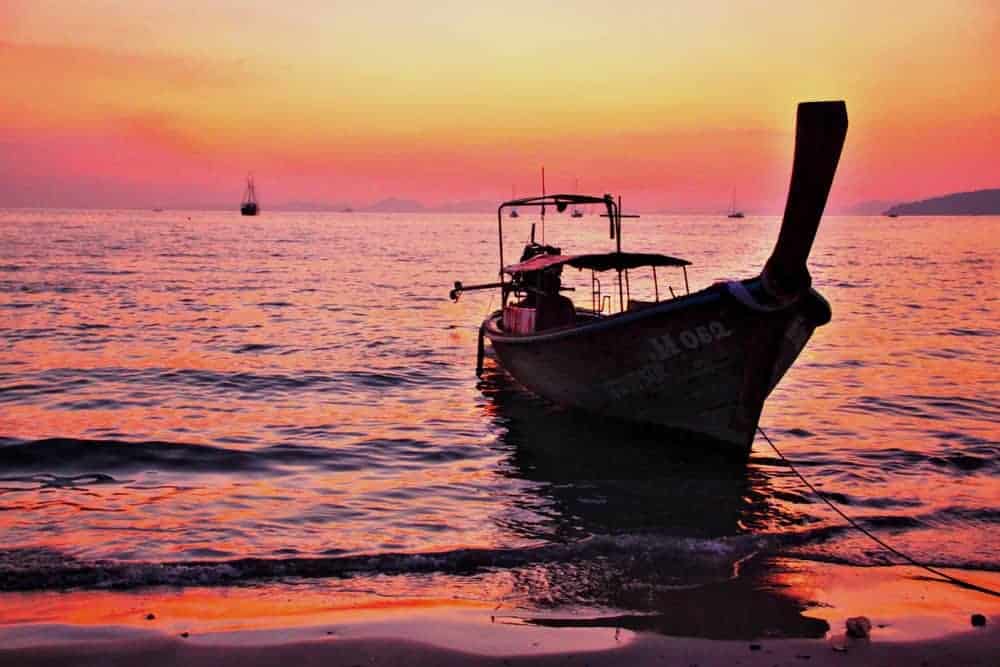 Railay Beach is one of the most famous in Thailand.