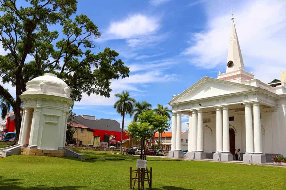Colonial building in Penang Malaysia