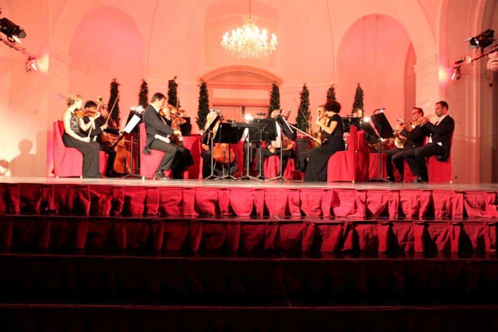 Classical music concert at the Schonbrunn Palance