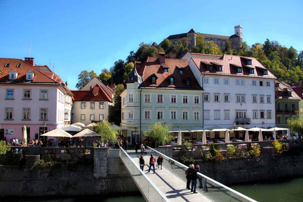 ljubljana old town bridge canals slovenia beautiful places
