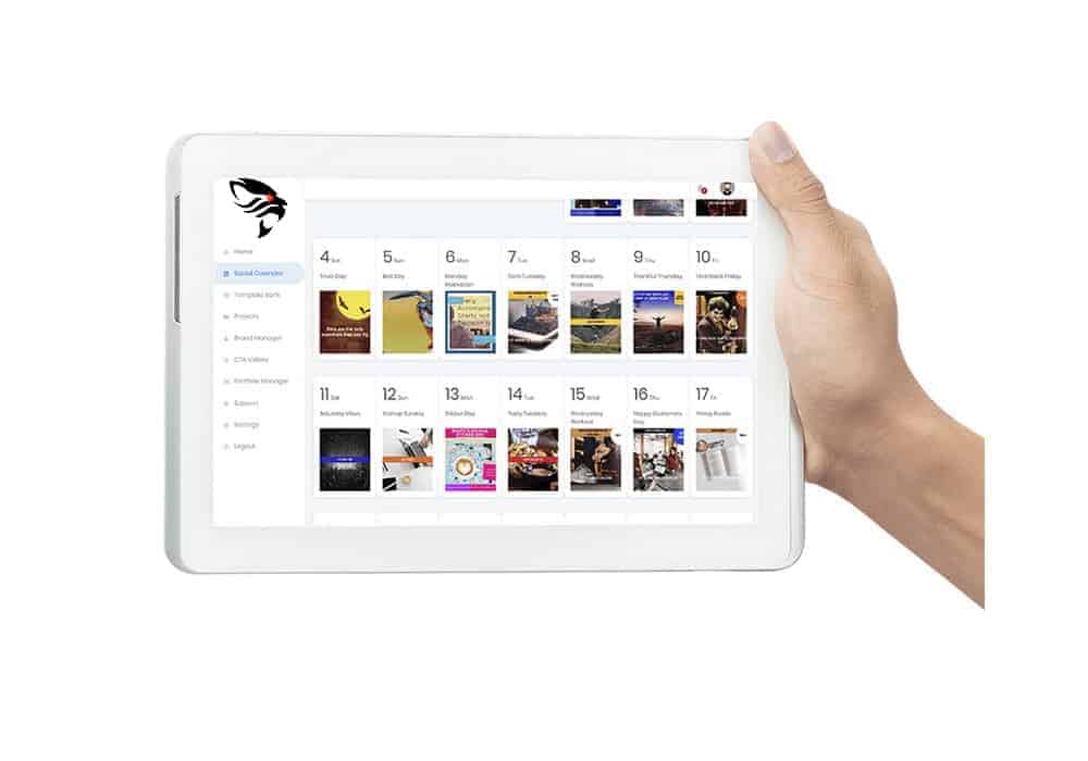 social calendar video jaguar