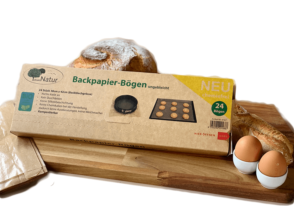 Backpapier - nachhaltige Produkte