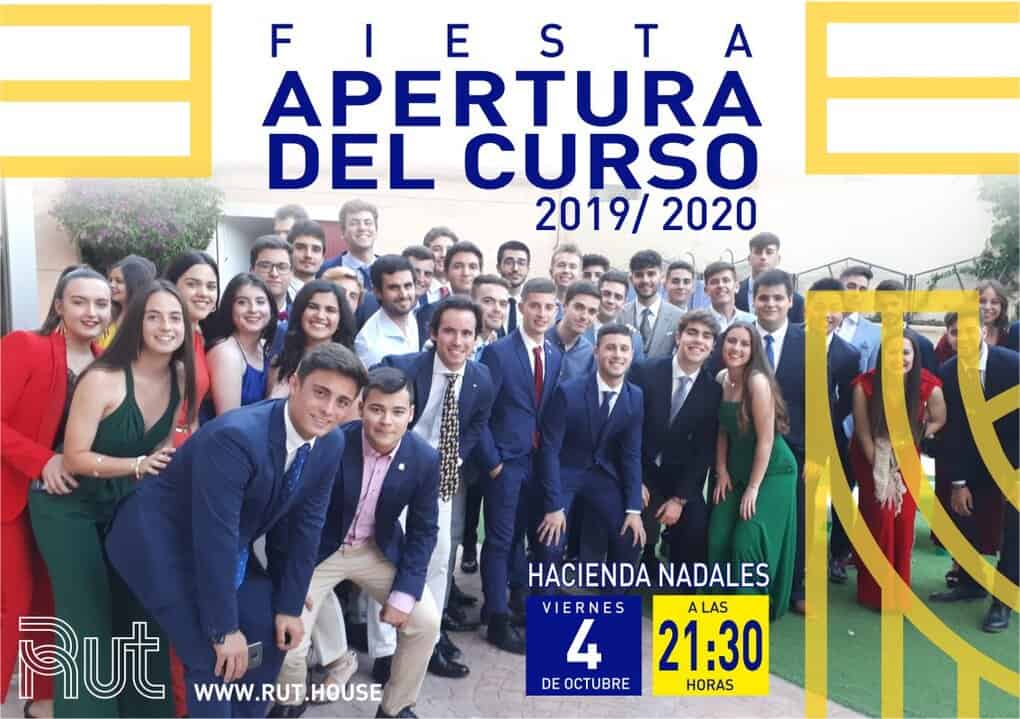 fiesta de apertura curso residencia universitaria en malaga, Rut
