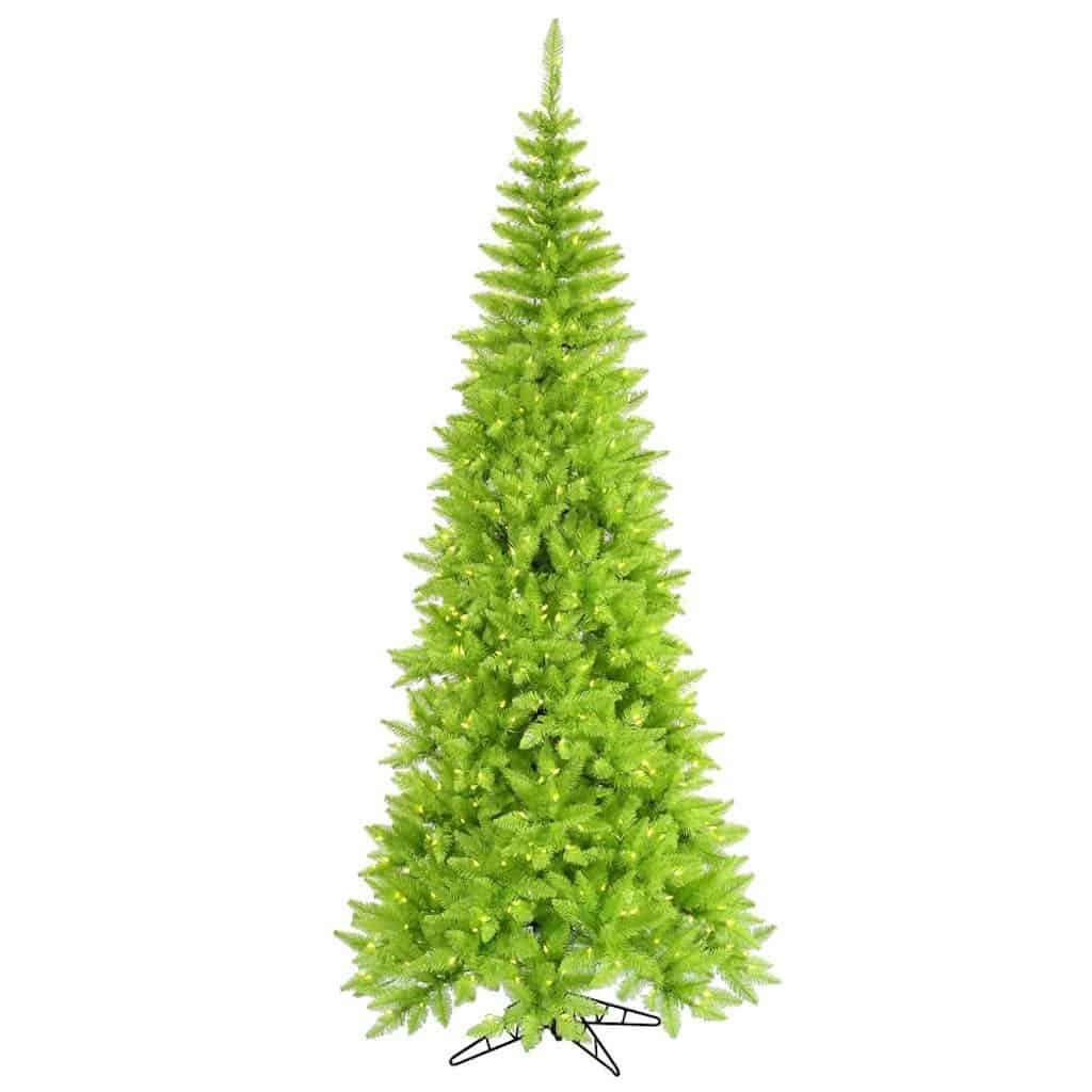 lime green Christmas tree