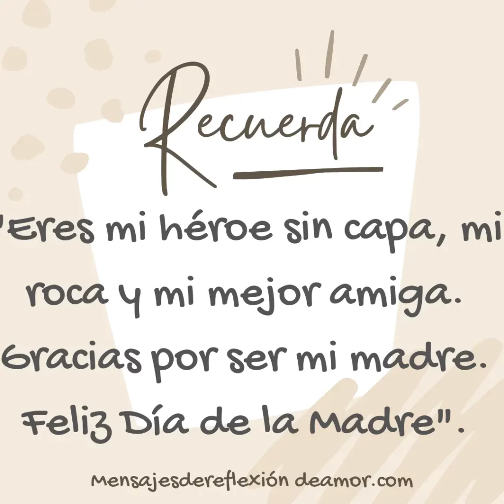 Mensajes para mi madre