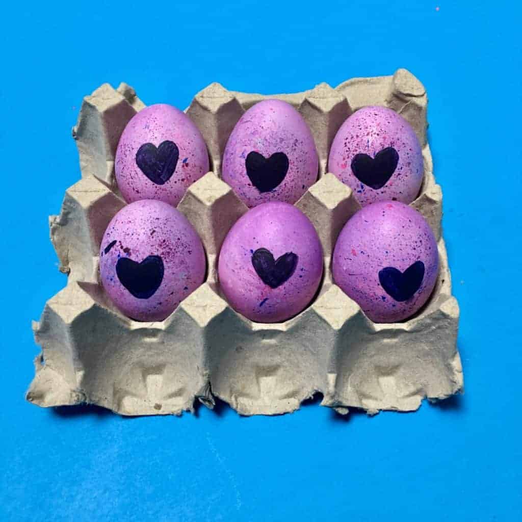 Mini Hatchimals Easter Eggs in egg carton