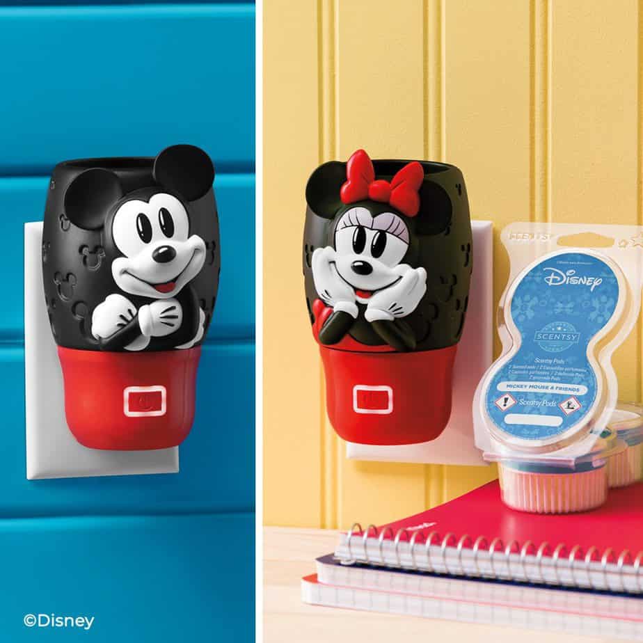 New Scentsy Mickey & Minnie Fan Diffusers 2022 Disney Mickey Mouse and Minnie Mouse – Scentsy Wall Fan Diffuser