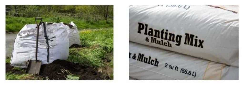 cubic metre ton bag of compost vs garden centre bags of compost