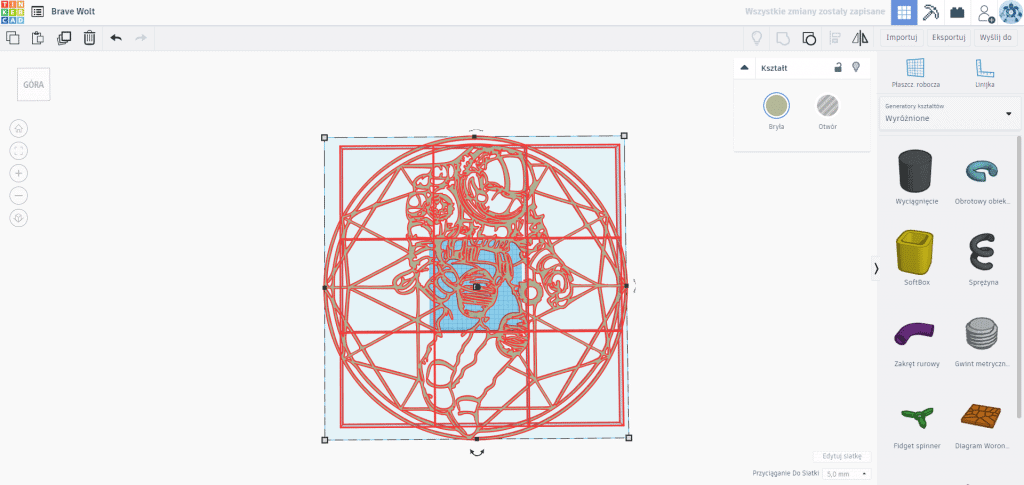 modèle de partage tinkercad