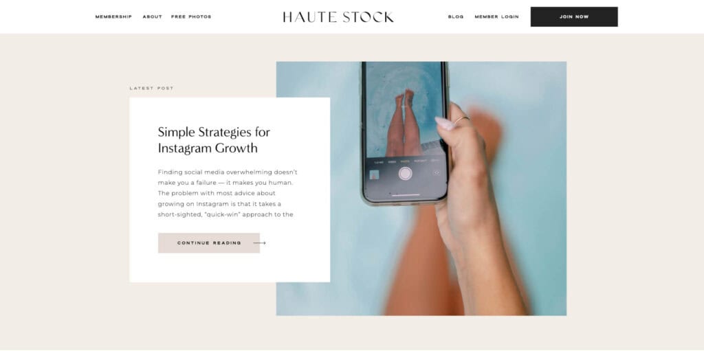 haute stock blog photo