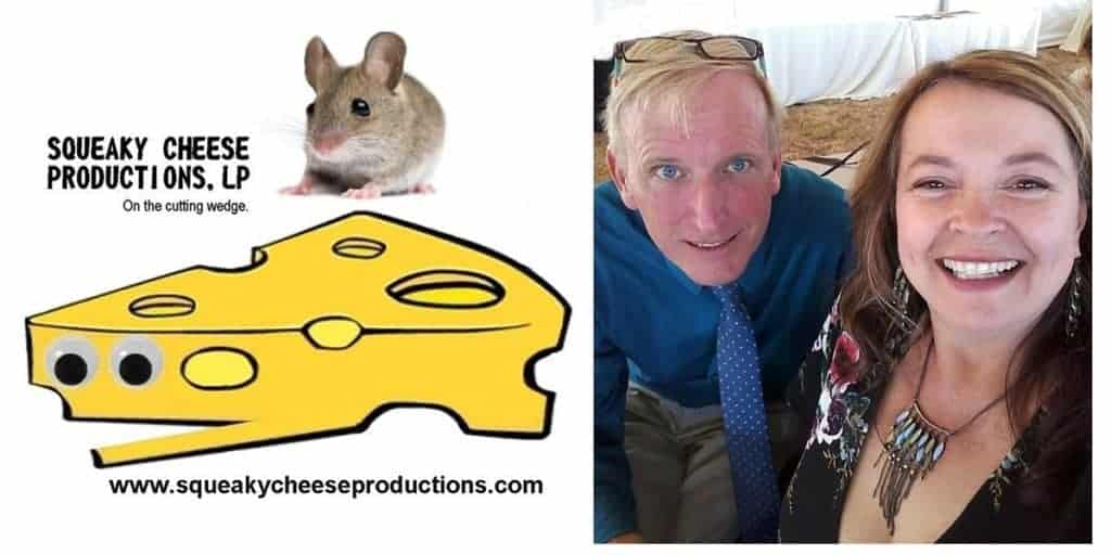 Ralph Scott, Kendra Murray (the 2-shot selfie next to cheese logo)
Credit: Squeaky Cheese Productions, LP