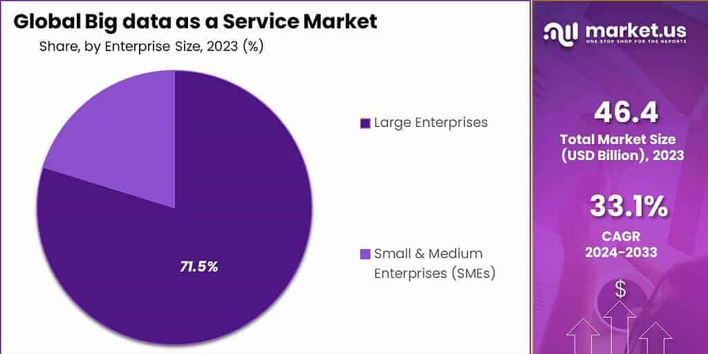 Big data as a Service Market Share