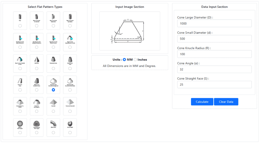tori-cone-flat-pattern-layout