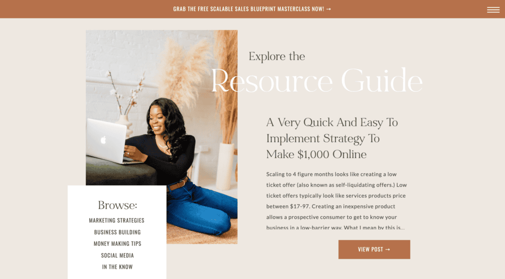 natania creates blog design