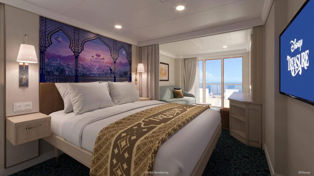 Disney Treasure Aladdin Themed Staterooms