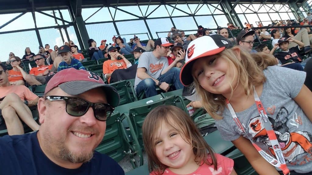 MacAloney Family at Orioles Game