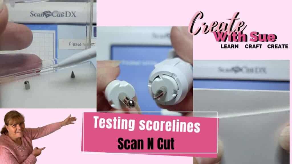 Main picture for the tutorial about creating scoring lines with your ScanNCut cutting machine