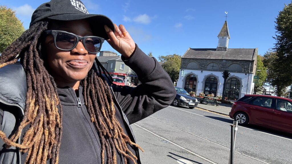Traveling Black Woman in Kildare County