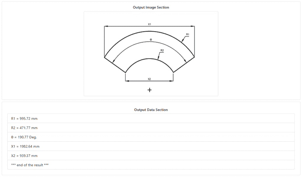 tori cone flat pattern layout development